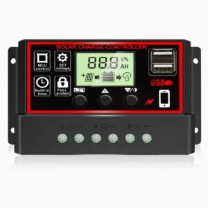 30A Solar Charge Controller, 12V/ 24V