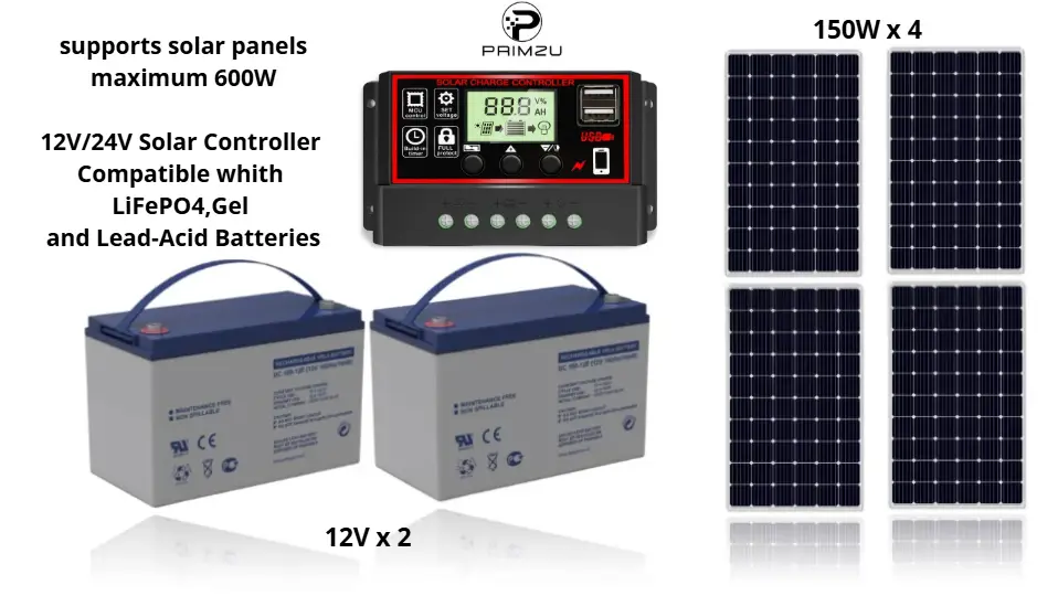 30A Solar Charge Controller, 12V/ 24V - Imagen 4